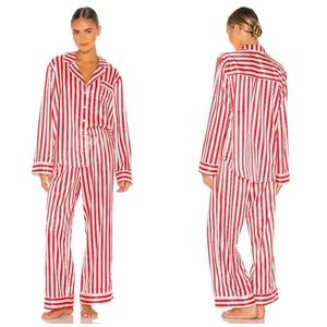SHOW ME YOUR MUMU Peppermint Stripe Pajamas Sz XL